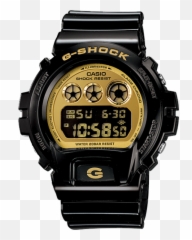 Casio G - Shock Dw6900cb1 Gold U0026 Black G Shock Dw 6900 1ds Png,G Png