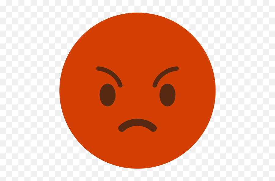 Angry Icon - Circle Png,Angry Emoji Png