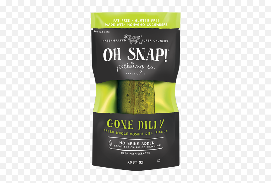 Individually Wrapped Pickles Oh Snap - Pickles In A Bag Png,Pickle Png