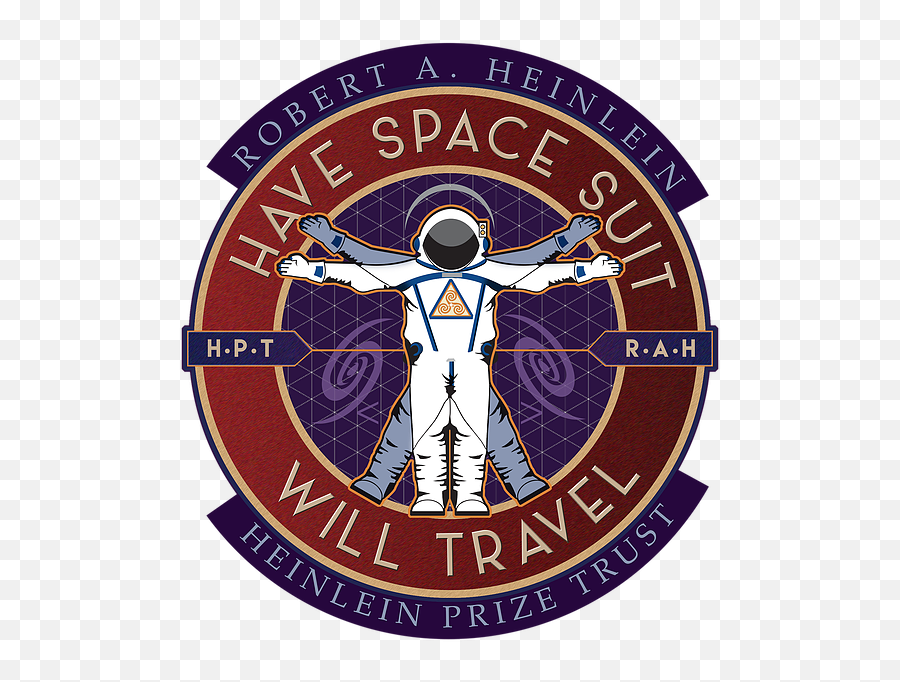 Have Space Suit Will Travel Heinleinprizetrust - Emblem Png,Space Suit Png