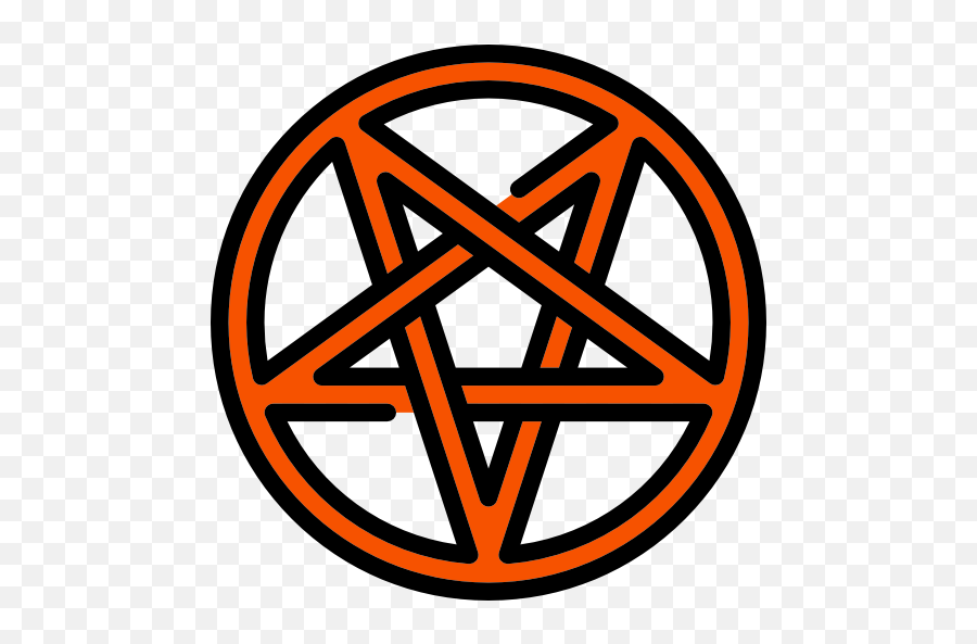 Pentangle Star Pentagon Shapes Halloween Satan - Pentagram Icon Png,Pentagram Png