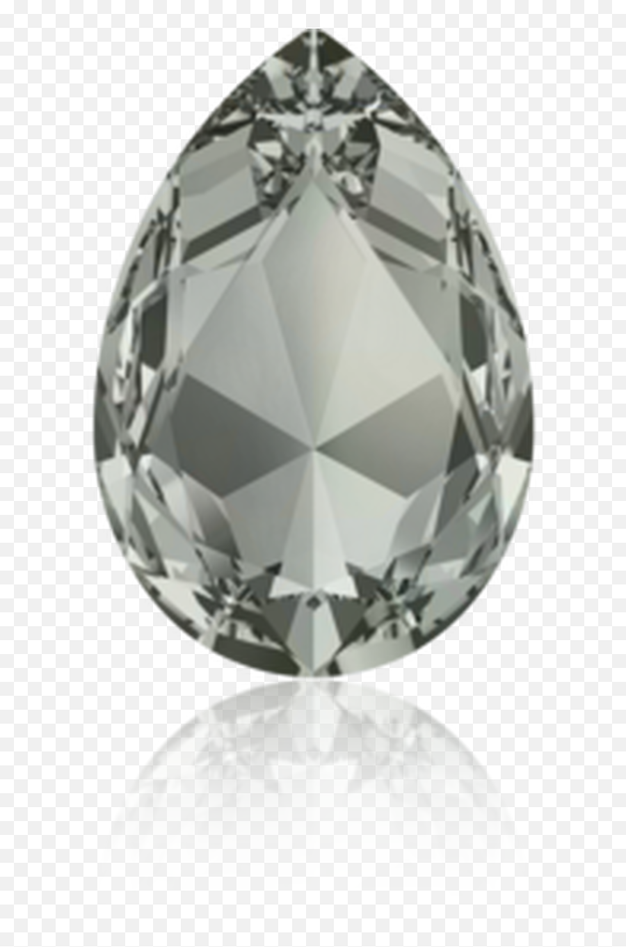 4327 Swarovski Pear Drop Fancy Stone - Pear Shaped Swarovski Png,Black Diamond Png
