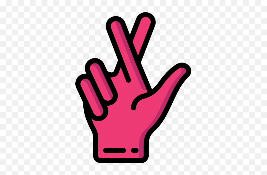 Crossed Fingers Icon - Sign Png,Fingers Crossed Png
