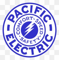 Pacific Electric Logo Blue - Le Pas Dans Le Vide Png,Rr Logo