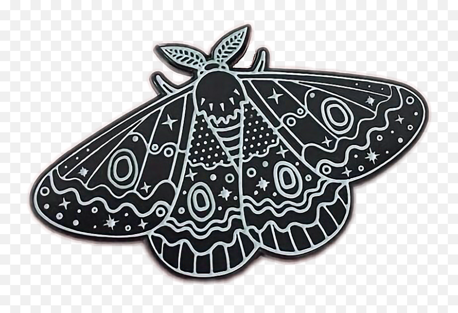 Moth Clipart Tumblr Transparent - Moth Aesthetic Full Size Aesthetic Moth Drawing Png,Moth Png