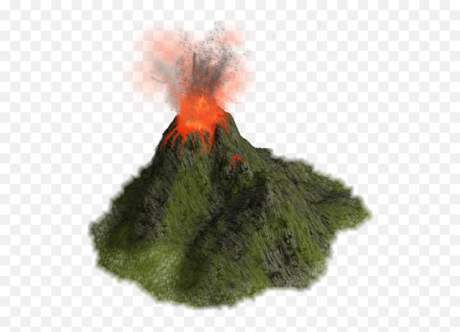 Volcano Png Transparent Images - Erupting Volcano Transparent Background,Volcano Png