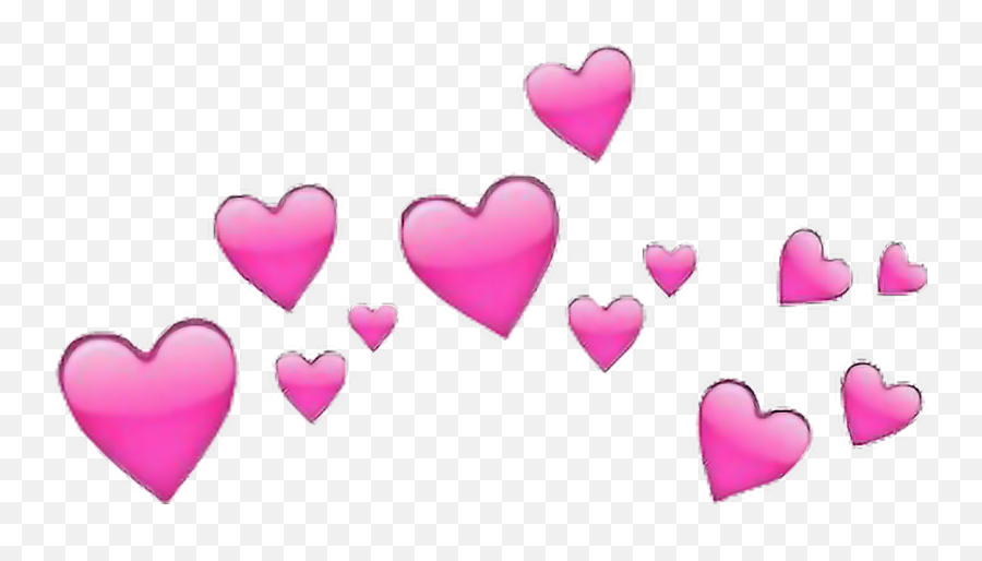 Download Corazones Rosa Corazon Emoji - Aesthetic Hearts Transparent Background Png,Corazones Png