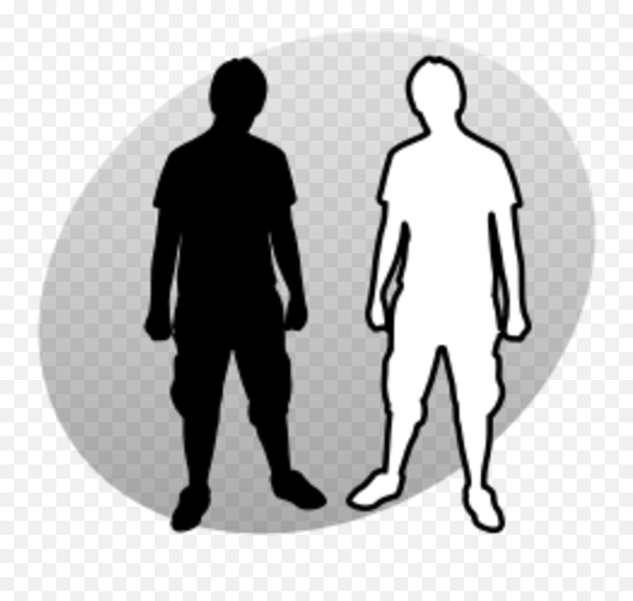 Did I Offend You Take Responsibility - Black Man And White Man Silhouette Png,Black Person Png