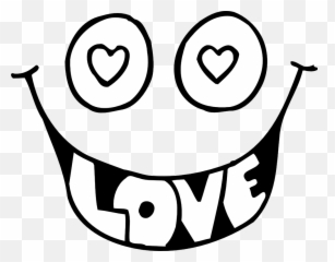 Googly Eyes Clipart Panda - Free Images Happy Valentines Day Black And White png