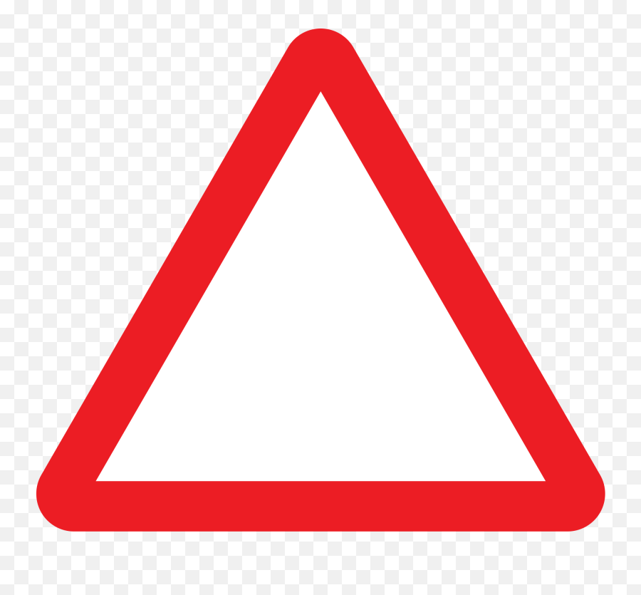 Uk Traffic Sign P500 Basic Triangle - Triangular Road Sign Meaning Png,Traffic Sign Png