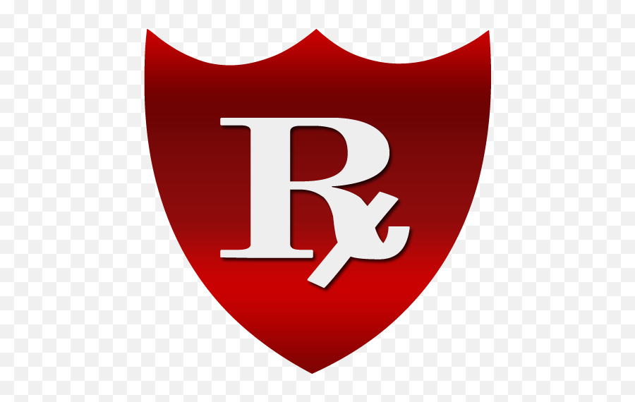 Pharmacy Red Rx Shield Clipart Image - Ipharmdnet Emblem Png,Shield Clipart Png