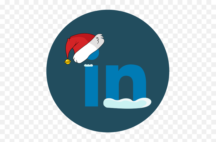 Linkedin Snow Christmas Social Icon - Language Png,Christmas Logo