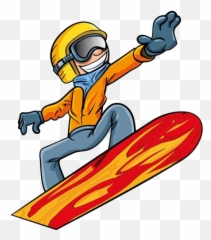 Snowboarding Cartoon Skiing - Kreslené 473x600 Snowboarder Png