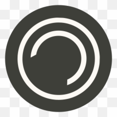 Plink Makes Smart Podcast Links - Black And White Bullseye Logo png
