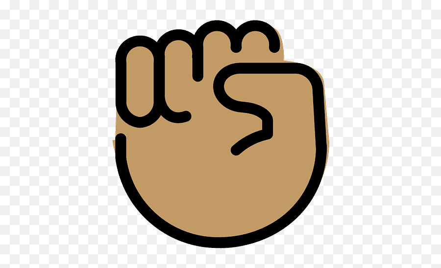 Raised Fist Emoji Clipart Free Download Transparent Png - Poing Levé De Couleur Smylei,Raised Fist Png