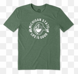 Menu0027s Michigan State Face Paint Jake Cool Tee - Short Sleeve Png,Face Paint Png