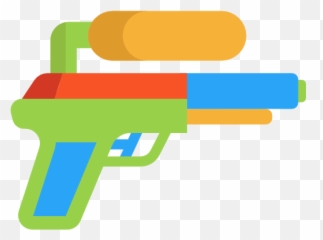 Summer Childhood Vacations Water Gun - Water Gun Icon Png,Squirt Gun Png