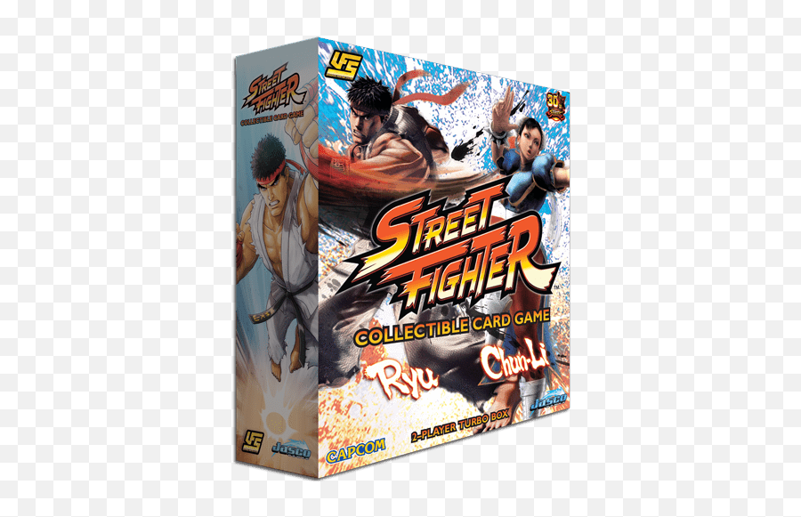 Street Fighter 2 Player Turbo Box - Street Fighter Card Game Png,Street Fighter 2 Logo