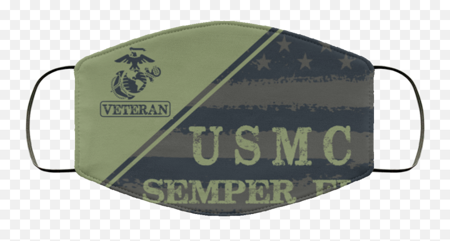 Usmc Semper Fi Cloth Face Mask - Eagle Globe And Anchor Png,Semper Fi Logo