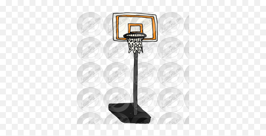 Basketball Hoop Picture For Classroom - Basketball Rim Png,Basketball Backboard Png