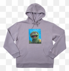 Grouch Gull Grey Hoodie - Sesame Street png