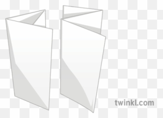 Trifold Leaflet Folded Paper French - Vertical png