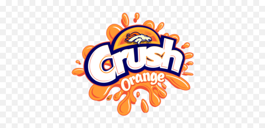 Nfl Football Denver Broncos Orange Crush - Breast Cancer Redbubble Stickers Png,Orange Crush Logo