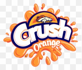 Nfl Football Denver Broncos Orange Crush - Breast Cancer Redbubble Stickers Png,Orange Crush Logo