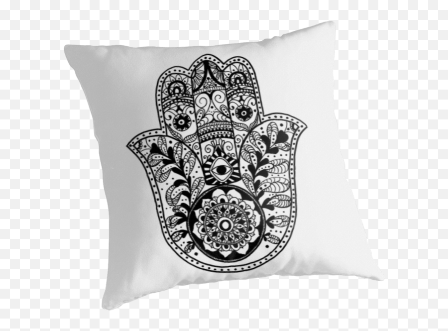 The Hamsa Hand Throw Pillows By Carolyn - Hamsa Png,Hamsa Png