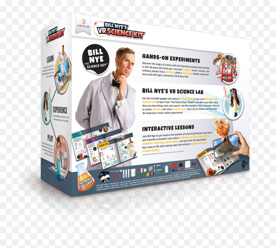 Virtual Reality Science Kit For Kids - Smart Device Png,Bill Nye Transparent