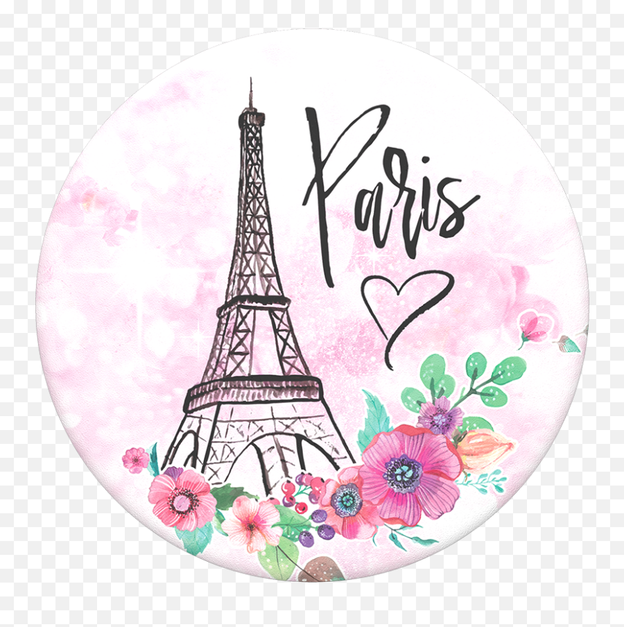 Download Paris - Eiffel Tower Flowers Vector Png Image With Transparent Background Transparent Eiffel Tower Clip Art,Eiffel Tower Transparent