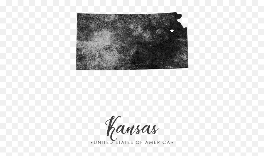Kansas State Map Art - Grunge Silhouette Womenu0027s Tank Top Kansas State Silhouette Png,Grunge Icon Set