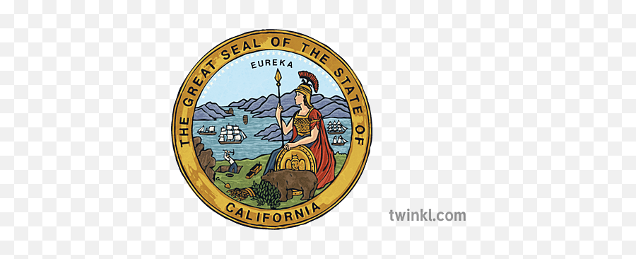 Seal Of California Icon Symbol Athena - Art Png,Athena Icon