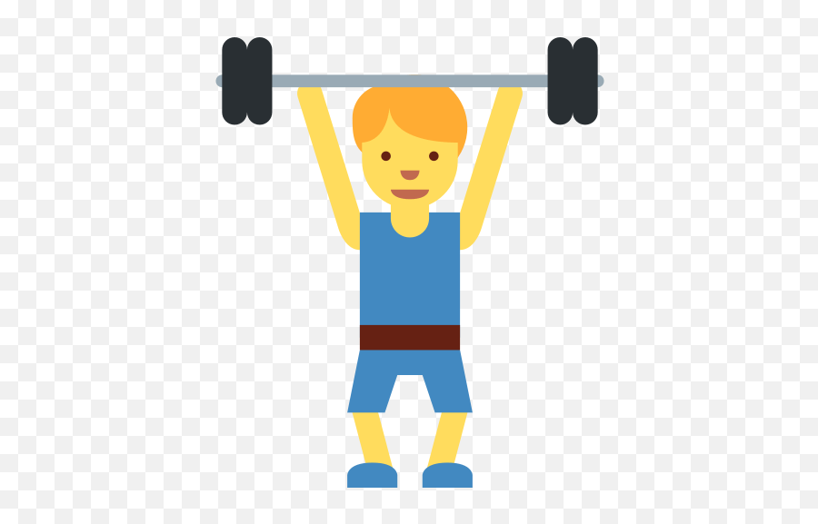 Weight Lifter Emoji Meaning With - Emoji Weights Png,Weightlifter Icon