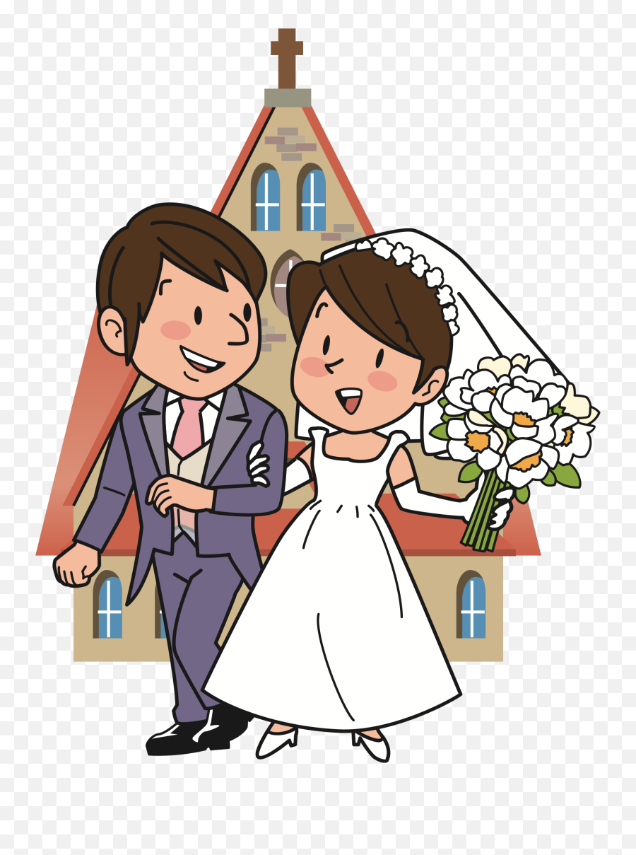 Download Free Png Just Married - Dlpngcom Get Married Clipart,Married Couple Png