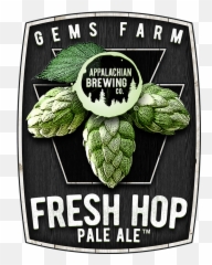 Appalachian Brewing Company - Fresh Hop Pale Ale Label Png,Hops Png