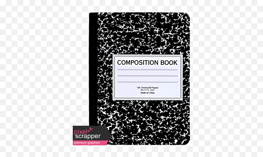 Picture - Composition Notebook Transparent Background Png,Composition Notebook Png