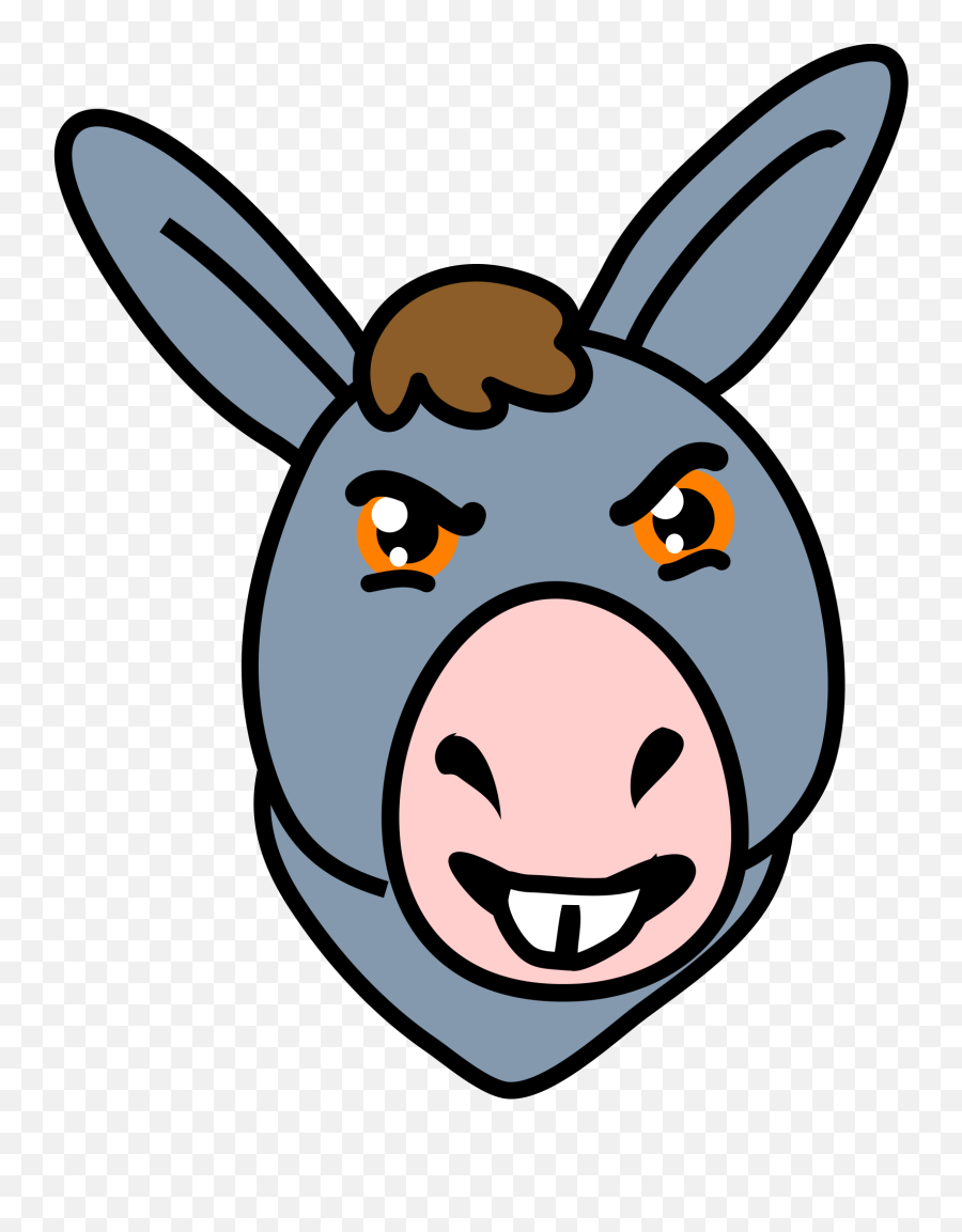 Filedonkey Icon 05svg - Wikimedia Commons Donkey Face Clipart Png,Badger Icon