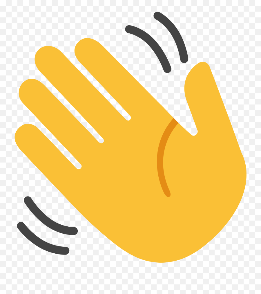 Fileemoji U1f44bsvg - Wikipedia Hand Wave Emoji Svg Png,Wave Clipart Transparent