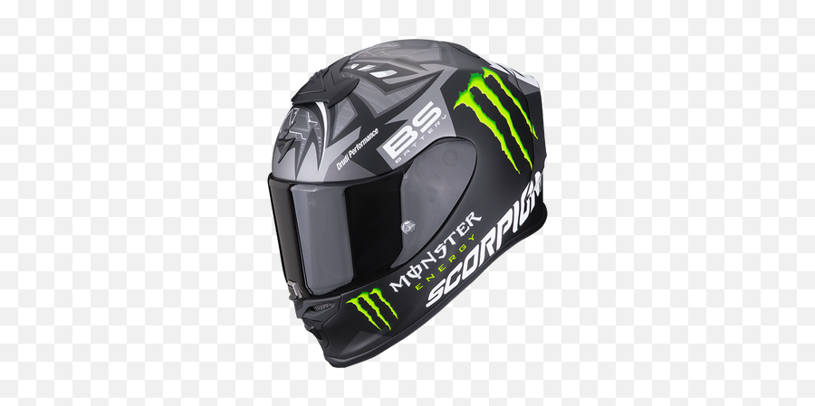 Scorpion Exo - R1 Air Fabio Monster Replica Matt Blacksilver Scorpion R1 Fabio Monster Png,Icon Monster Helmet