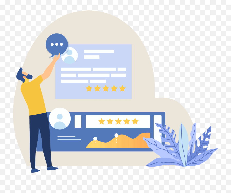 Online Reputation Management Services - Professional Review Hemp Png,Happy Customers Icon