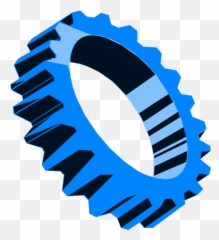 Free 3d Gear Tools Settings Repair Png Citypng - Blue Gears 3d Png