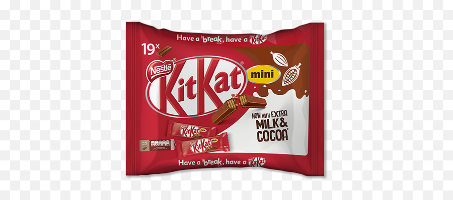 Two Finger Mini Chocolate Bar Snack Bag - Kit Kat Mini Bag Png,Kitkat Png