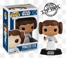 Download Star Wars - Princess Leia Full Size Png Image Funko Pop Leia 04,Leia Png