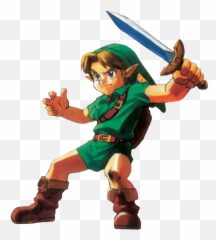 Download Young Link Ocarina Of Time - Zelda Ocarina Of Time Png,Ocarina Of Time Png
