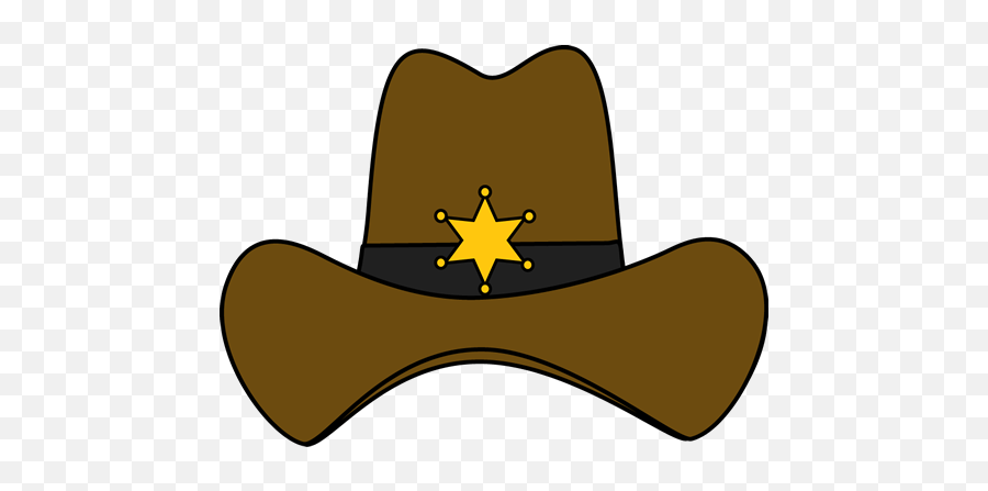 Western Cowboy Hat Svg Transparent - Sheriff Hat Clipart Png,Cowboy Hat Transparent Background