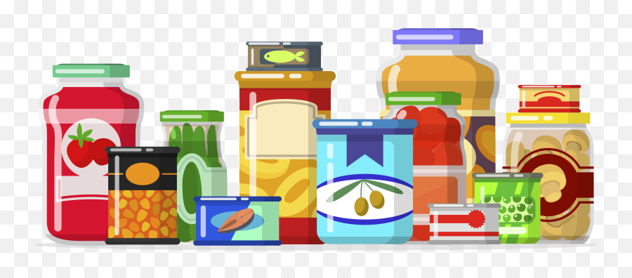 Reducing Food Waste Storing Dry And Canned Goods - Food Pantry Clipart Png,Canned Food Png