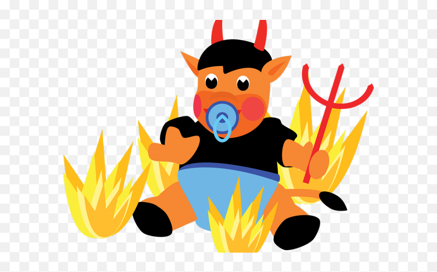 Demon Clipart Baby Devil - Devil Baby Throw Blanket Png Devil,Blanket Png