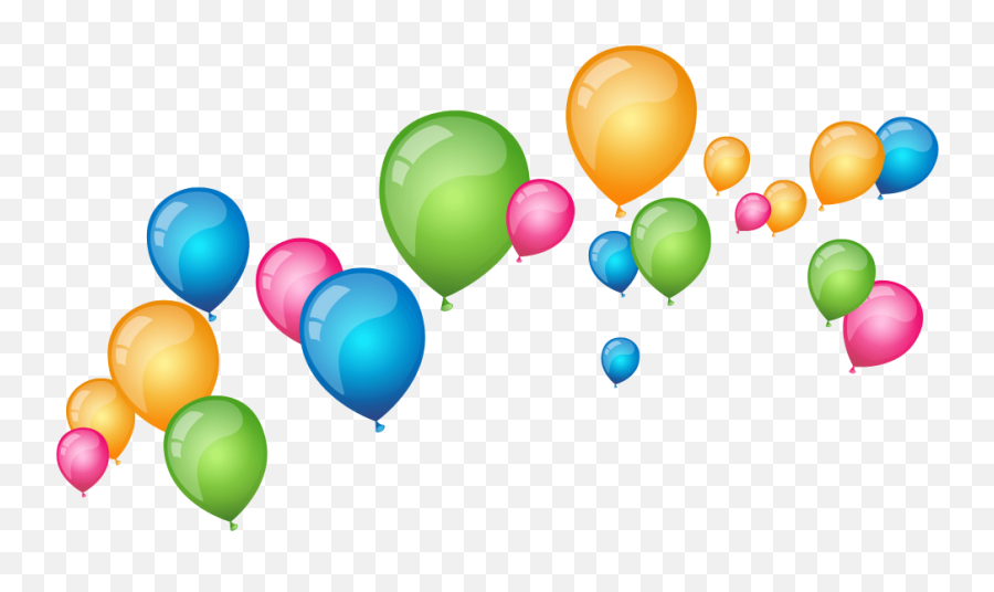 Balloons Background Png Image Free - Transparent Birthday Design Png,Balloons Background Png