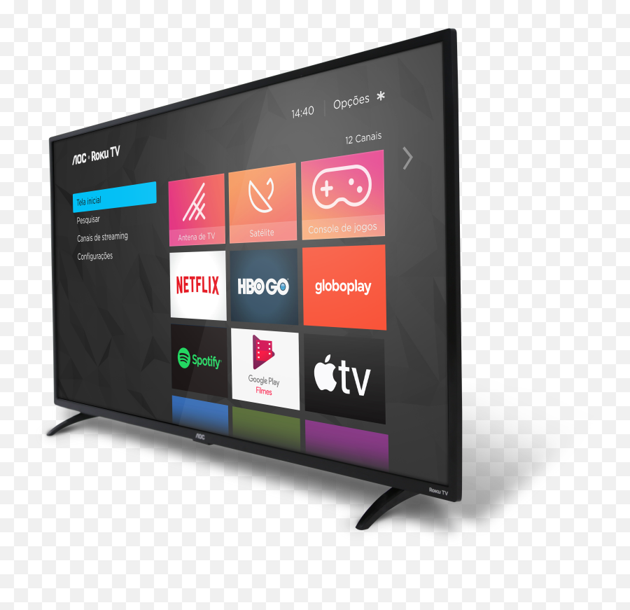 Roku Expands To Brazil Launches Tv Featuring Globoplay - Tv Roku Png,Smart Tv Png